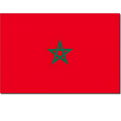 Vlag Marokko Nationaal Polyester Buiten Binnen