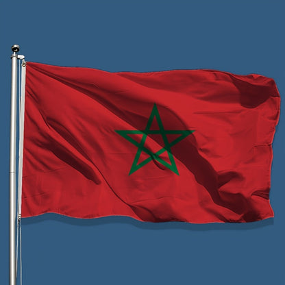 Vlag Marokko Polyester Nationaal Outdoor Binnen Decoratie