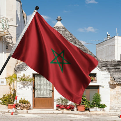 Vlag Marokko Polyester Nationaal Outdoor Binnen Decoratie