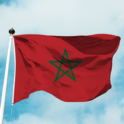 Vlag Marokko Polyester Nationaal Outdoor Binnen Decoratie
