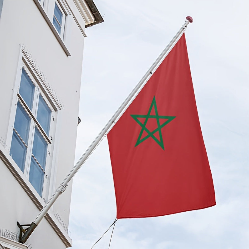 Vlag Marokko Polyester Nationaal Outdoor Binnen Decoratie