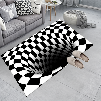 Vloerkleed Geometrisch 3D Illusie Antislip Woonkamer