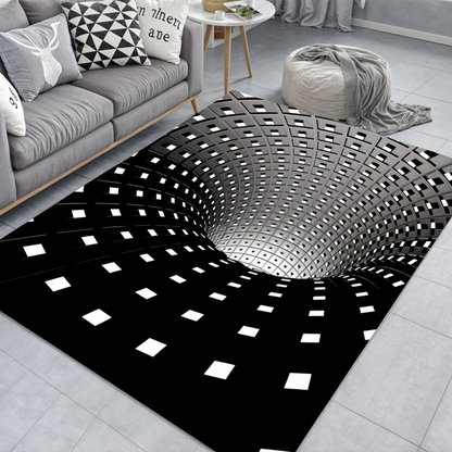 Vloerkleed Geometrisch 3D Illusie Antislip Woonkamer
