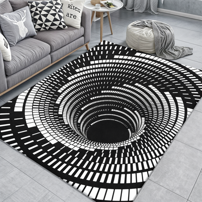 Vloerkleed Geometrisch 3D Illusie Antislip Woonkamer
