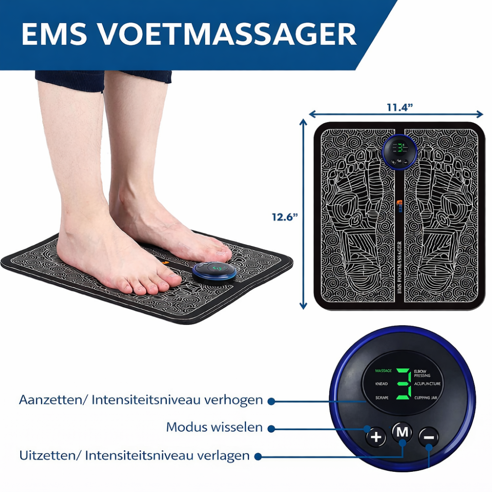 Voetmassage Apparaat EMS Elektrisch Circulatie Mat