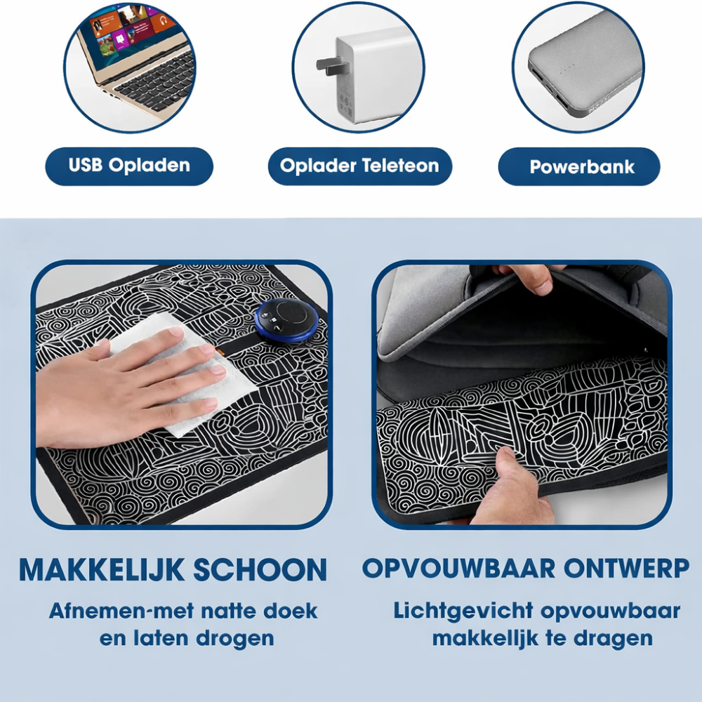 Voetmassage Apparaat EMS Elektrisch Circulatie Mat