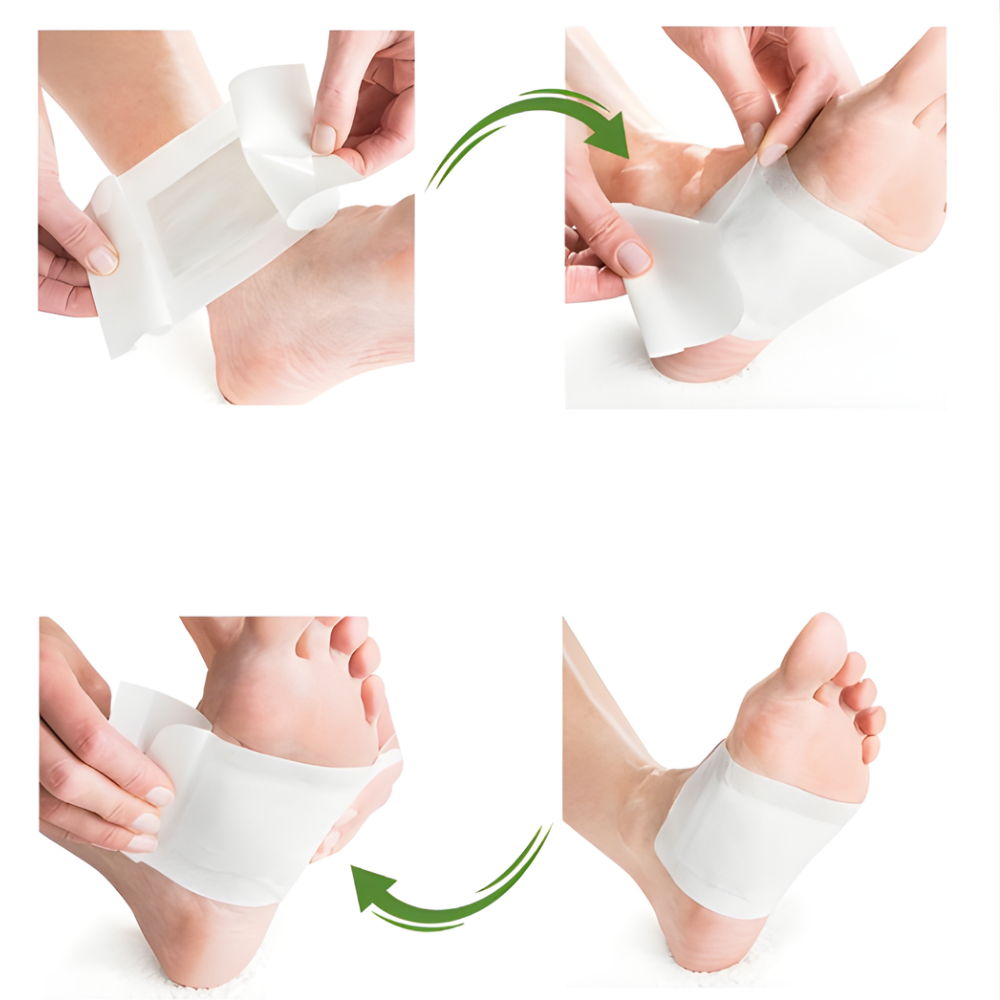 Voetpads Detox Natuurlijke Nacht Ontgifting Voetzolen