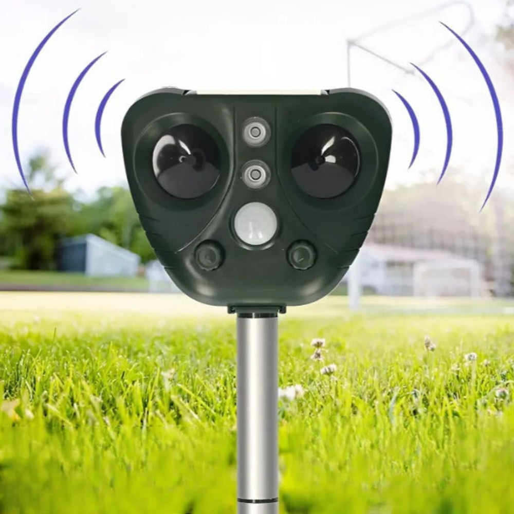Vogelverjager Zonne Ultrasoon LED Tuin