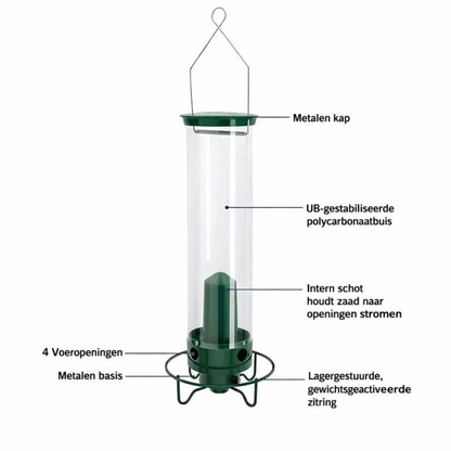 Vogelvoederhuis Metaal Eekhoornbestendig Hangend Tuin
