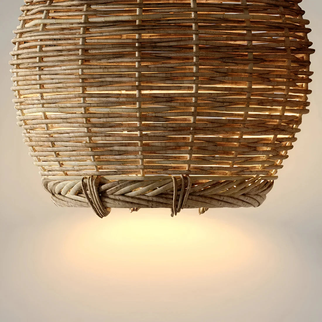 Wabi-Sabi Stijl Boho Rotan Hanglamp