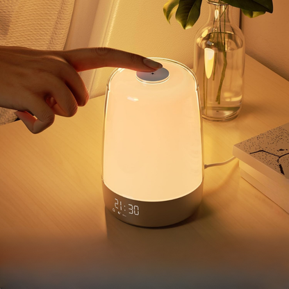 Wake Up Light LED Nachtlamp Zonsopgang Alarmklok Geluid