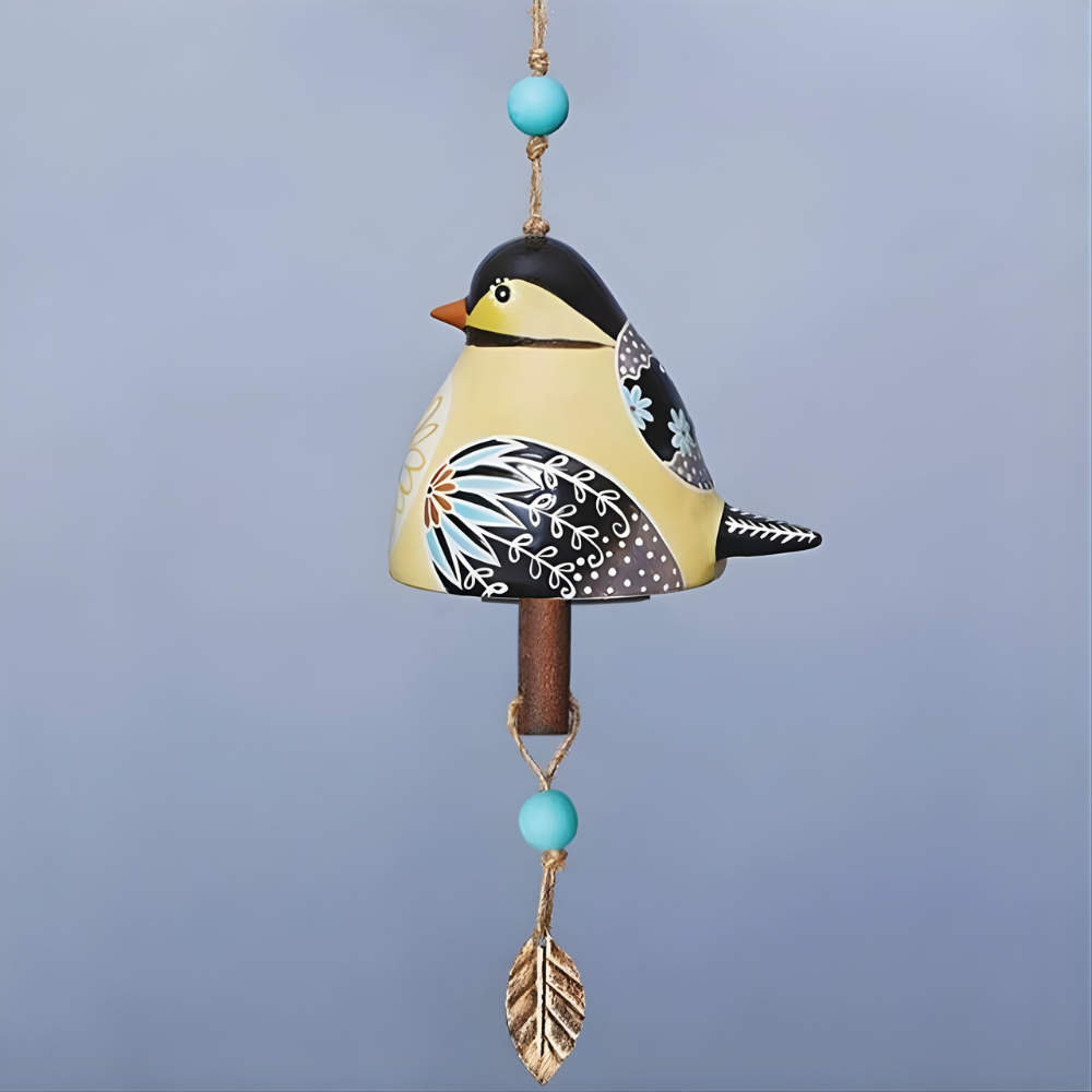 Wanddecoratie Keramische Windgong Handgemaakt Vogel Design