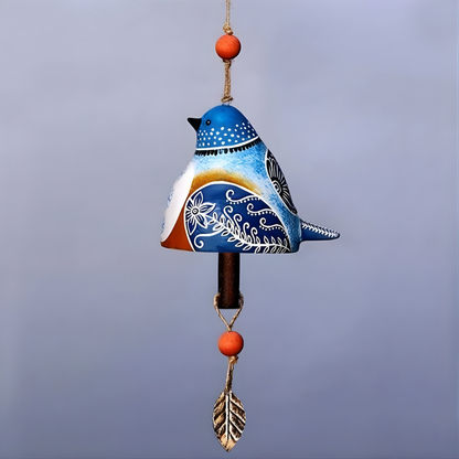 Wanddecoratie Keramische Windgong Handgemaakt Vogel Design