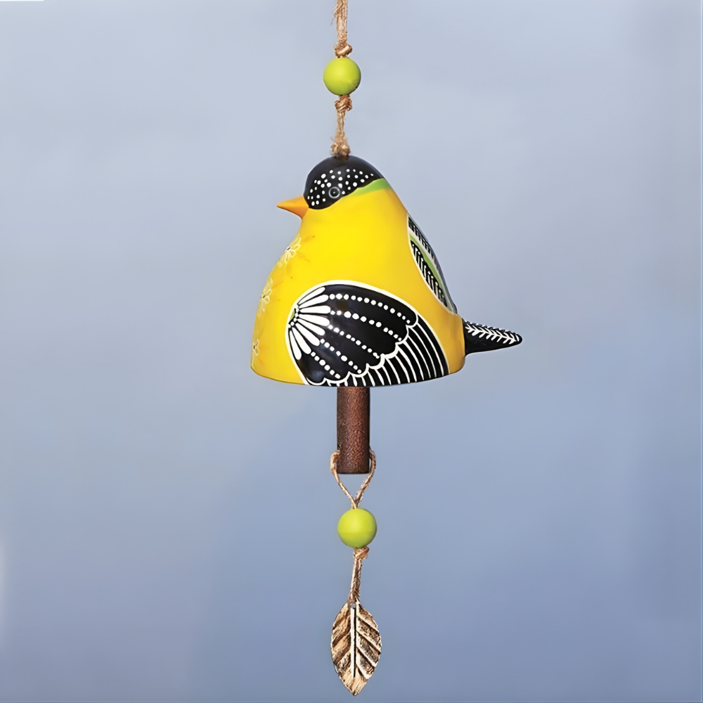 Wanddecoratie Keramische Windgong Handgemaakt Vogel Design