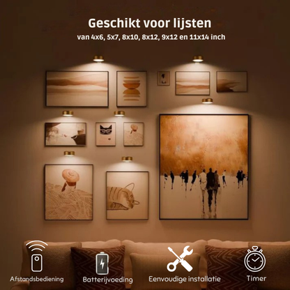Wandlamp Schilderij LED Magnetisch Dimbaar Accentverlichting