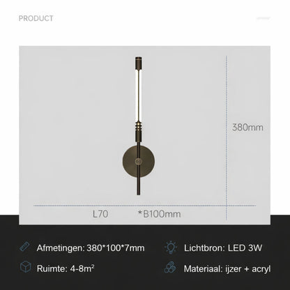 Wandlamp LED Metaal Moderne Sfeerverlichting Interieur