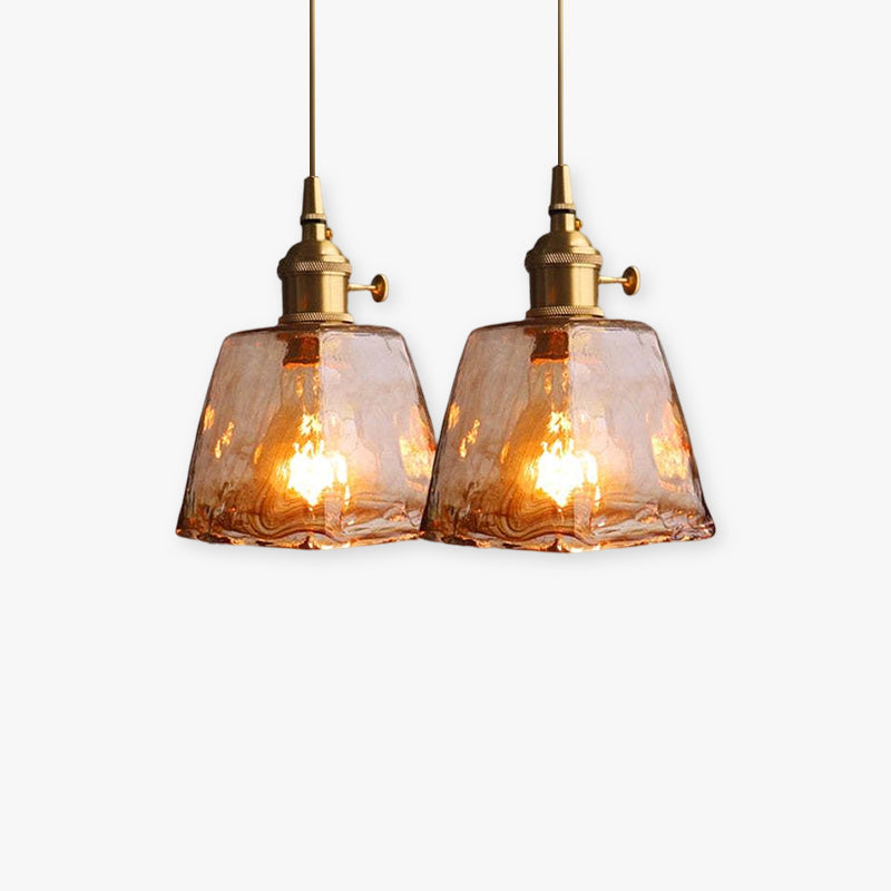 Vintage Goud Metalen Retro LED Hanglamp