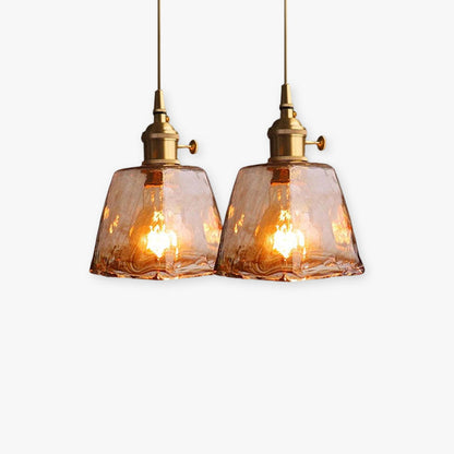 Vintage Goud Metalen Retro LED Hanglamp