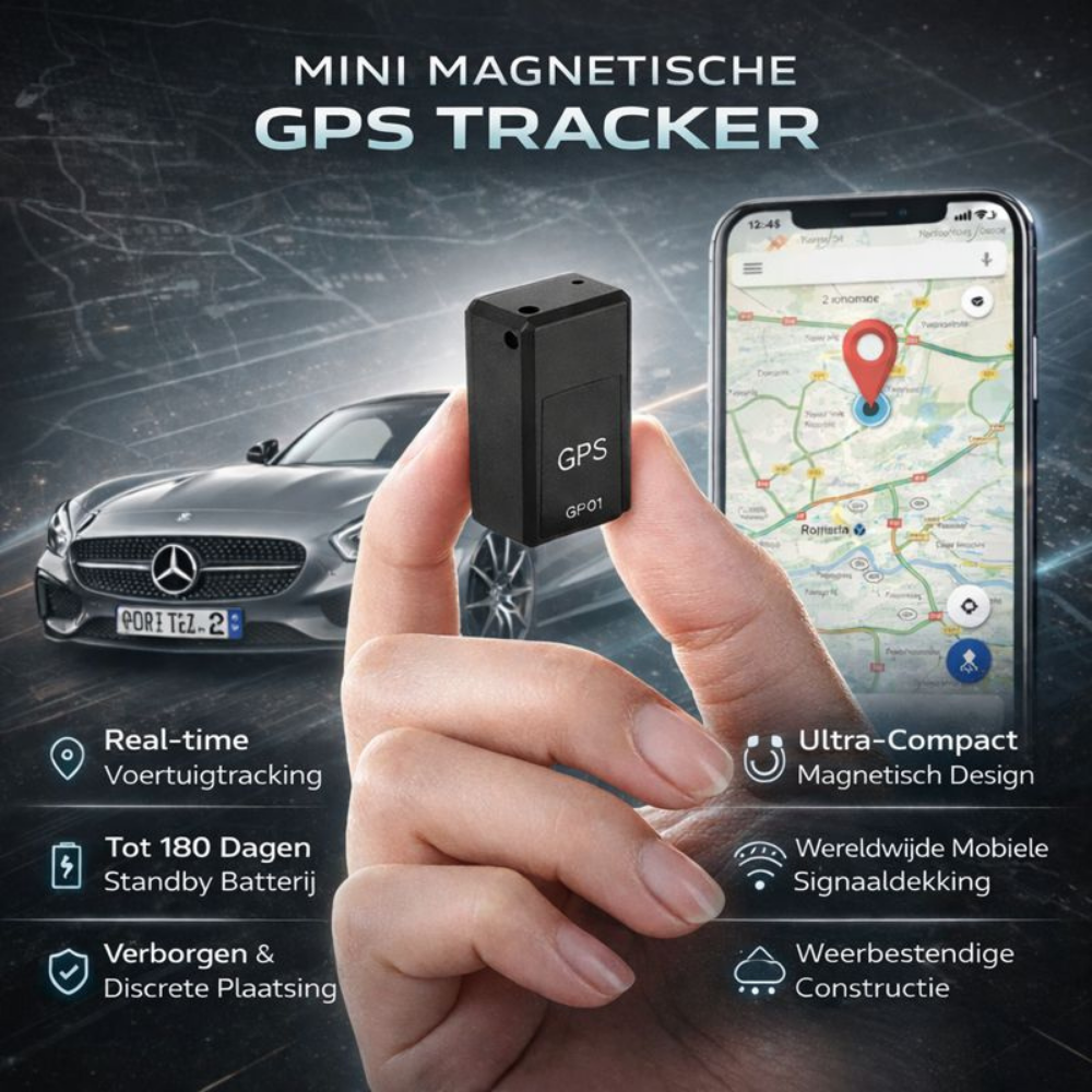 GPS Tracker Mini Magnetisch Voertuigbeveiliging Wereldwijde Tracking