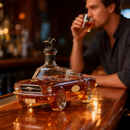 Whiskey Karaf Klassieke Auto Vorm Premium Glas Bar Decoratie
