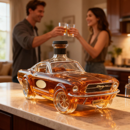 Whiskey Karaf Klassieke Auto Vorm Premium Glas Bar Decoratie