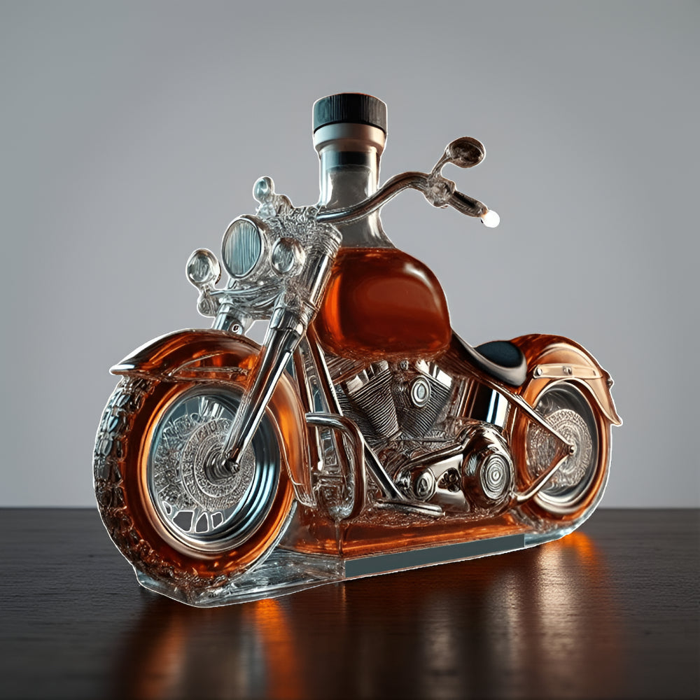 Whiskey Karaf Glas Motorfiets Decoratieve Barfles