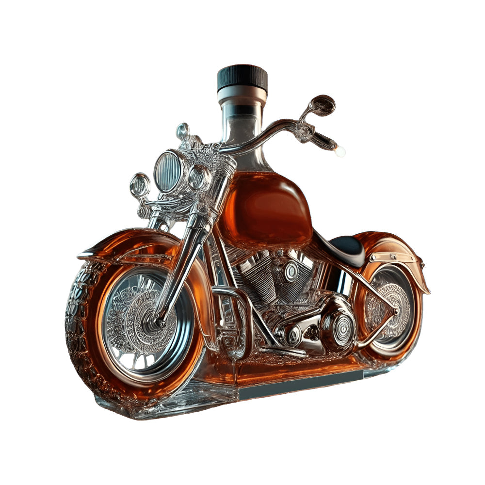 Whiskey Karaf Glas Motorfiets Decoratieve Barfles