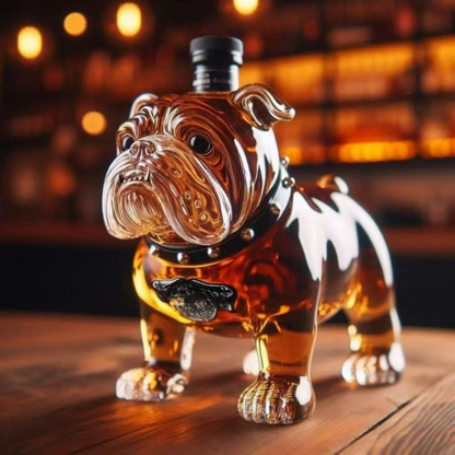 Whisky Karaf Glas Hond Design Bar Decoratie