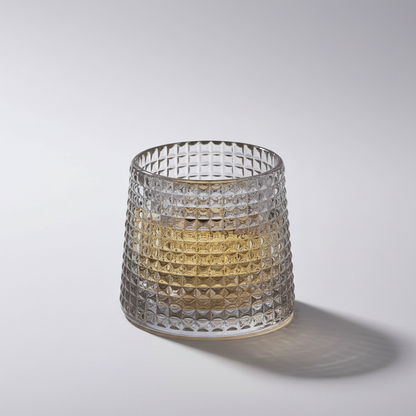 Whiskyglas Whisky Glazen Geribbeld Kristal Roterend Design