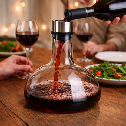 Wijnkaraf Kristal Modern Glazen Decanteerkaraf Beluchting