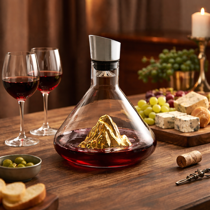 Wijnkaraf Kristal Modern Glazen Decanteerkaraf Beluchting