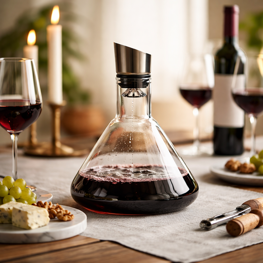 Wijnkaraf Kristal Modern Glazen Decanteerkaraf Beluchting