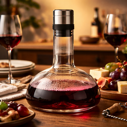 Wijnkaraf Kristal Modern Glazen Decanteerkaraf Beluchting