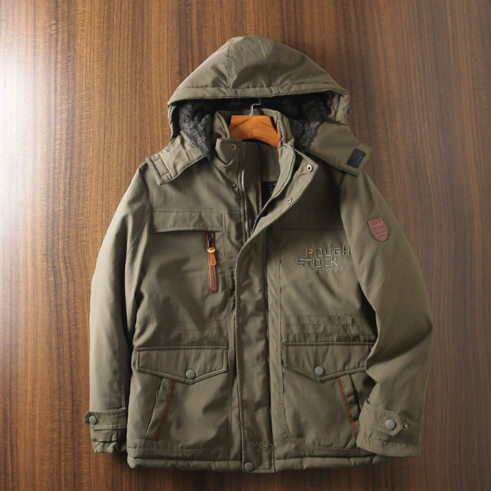 Winterjas Heren Parka Winddicht Thermisch Outdoor