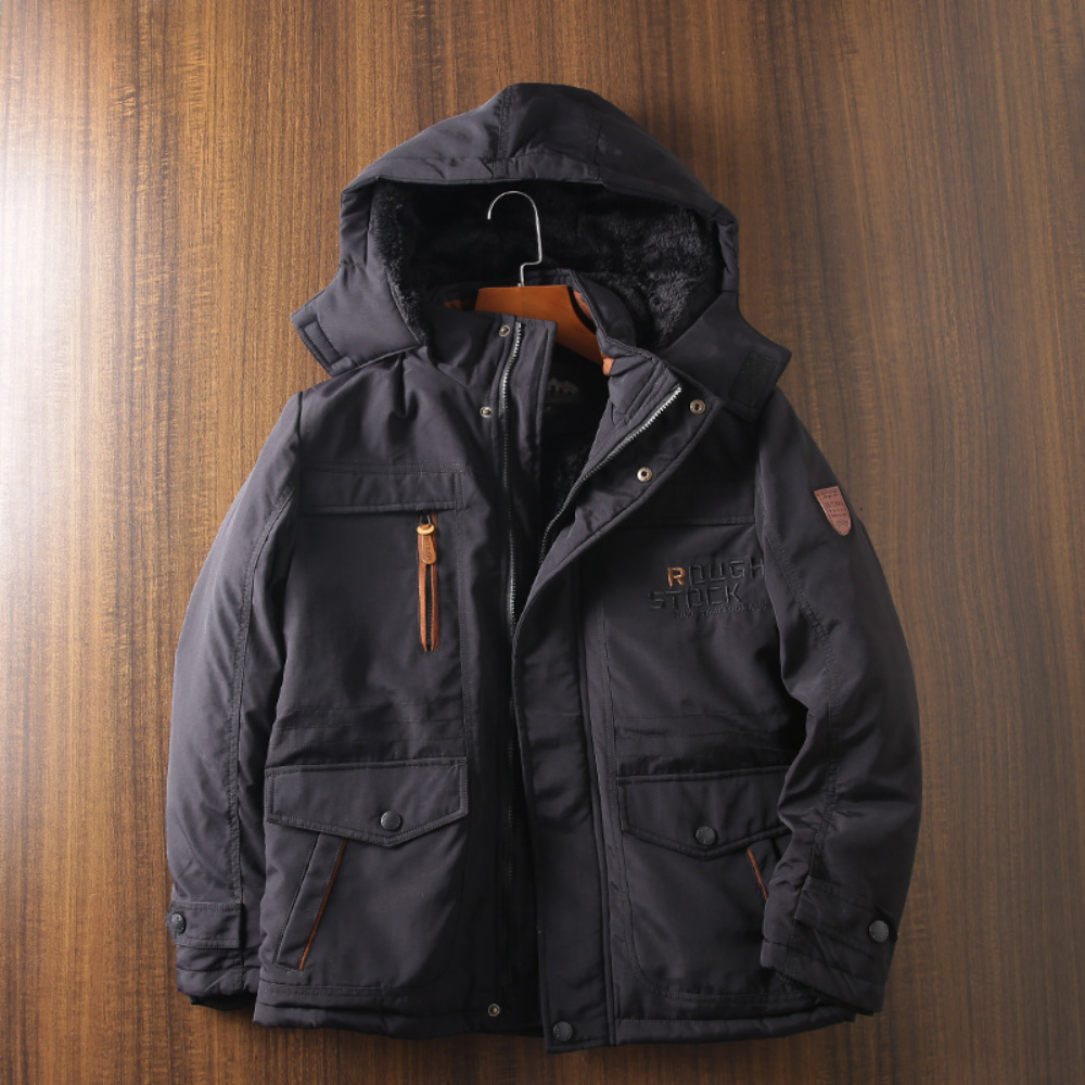 Winterjas Heren Parka Winddicht Thermisch Outdoor