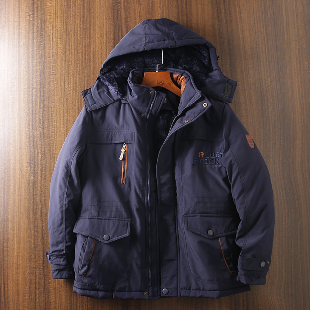 Winterjas Heren Parka Winddicht Thermisch Outdoor