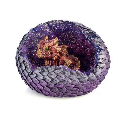 DragonGlow Kristallen Draak Ei LED Nachtlamp