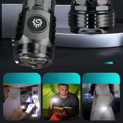 Zaklamp LED Oplaadbare Compacte Waterdichte Mini Zaklamp
