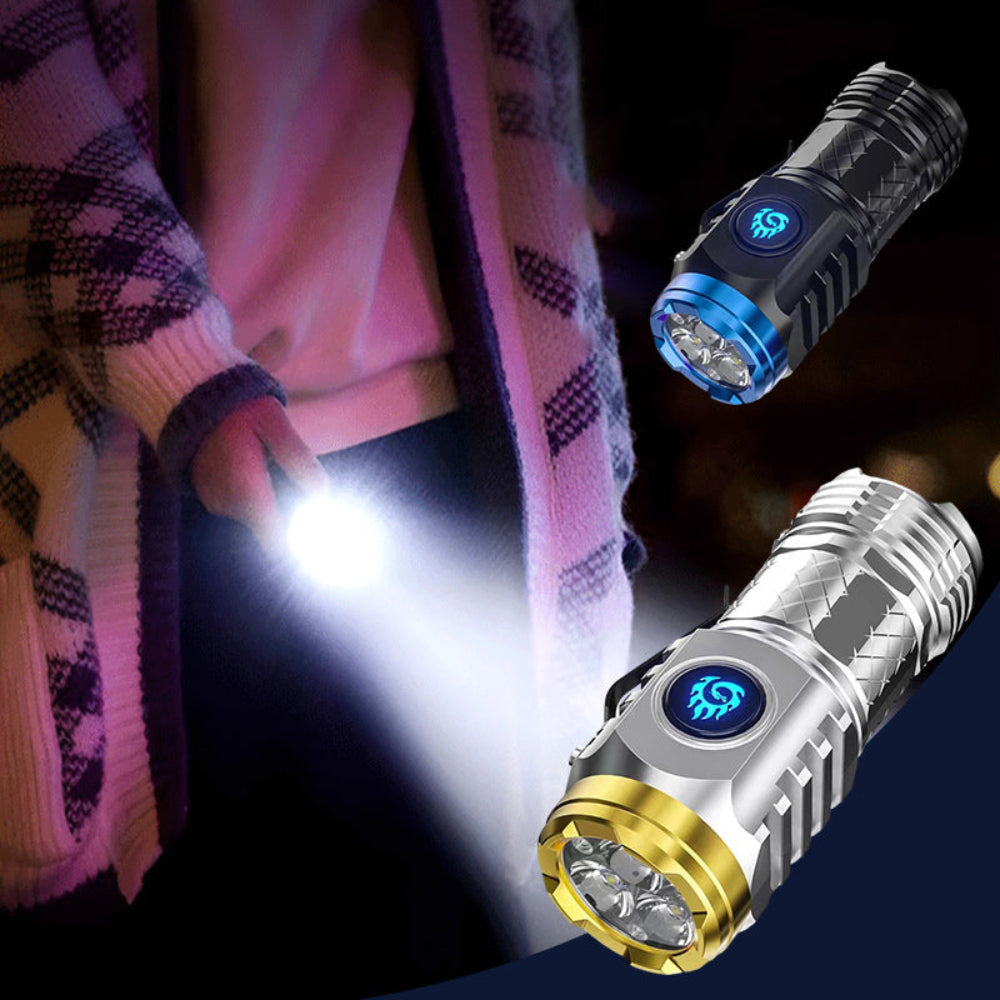 Zaklamp LED Oplaadbare Compacte Waterdichte Mini Zaklamp