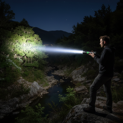 Zaklamp Oplaadbaar LED Tactisch Ultra Helder Voor Buiten Gebruik
