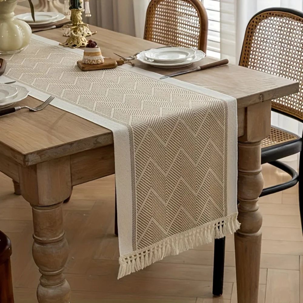 Microvezel Tafelloper Geweven Modern Eettafel Decoratie