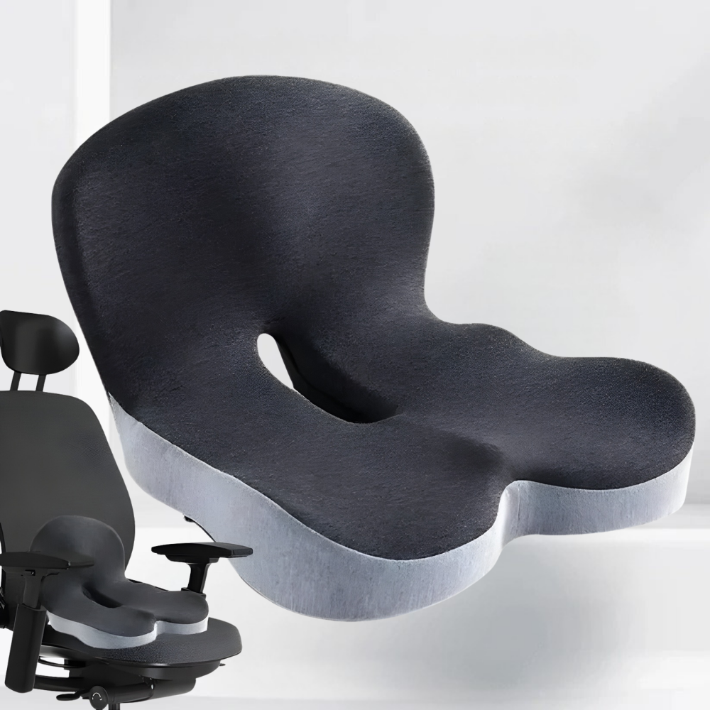 Zitkussen Ergonomisch Traagschuim Lendensteun Rugleuning