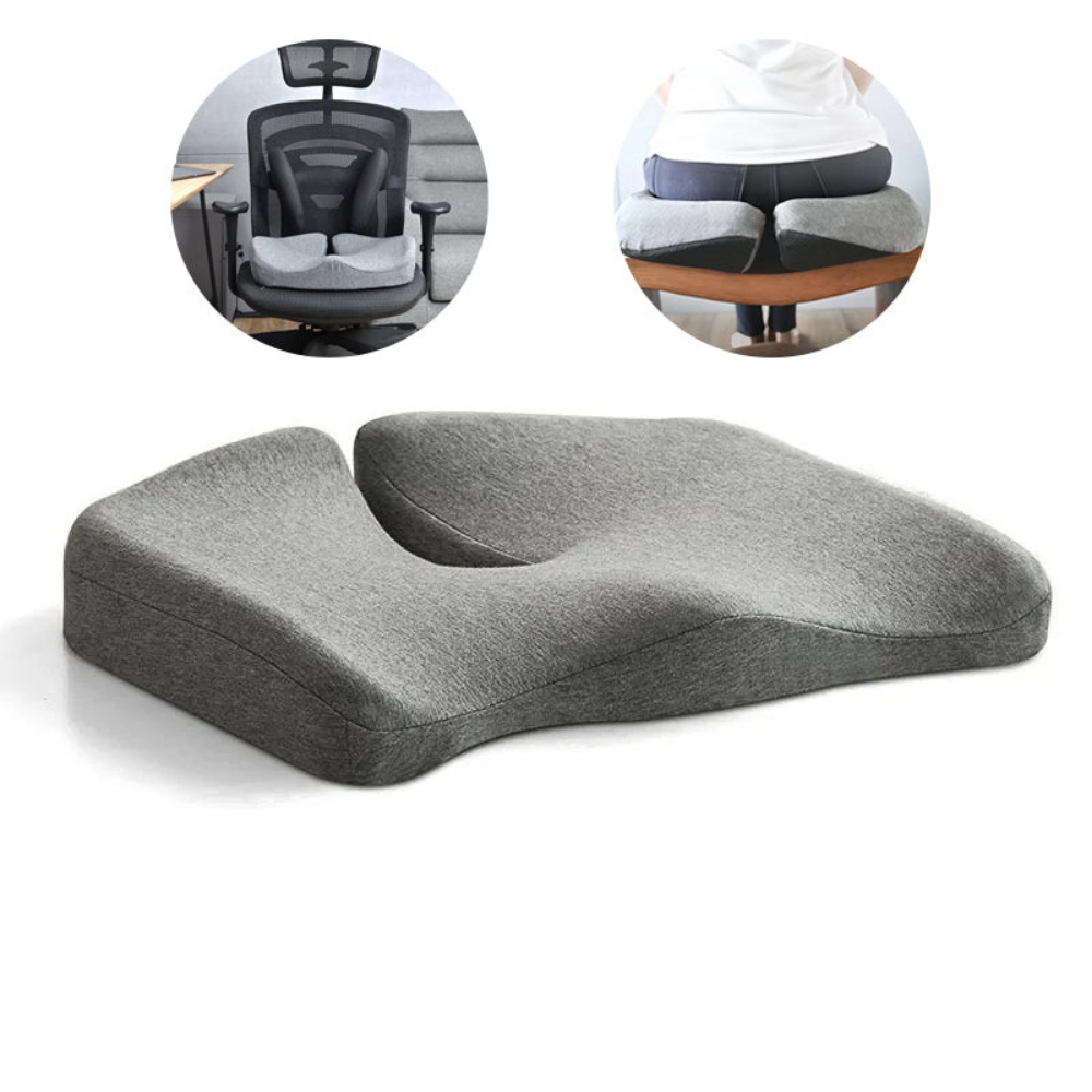 Zitkussen Orthopedisch Traagschuim Ergonomisch Stoelkussen