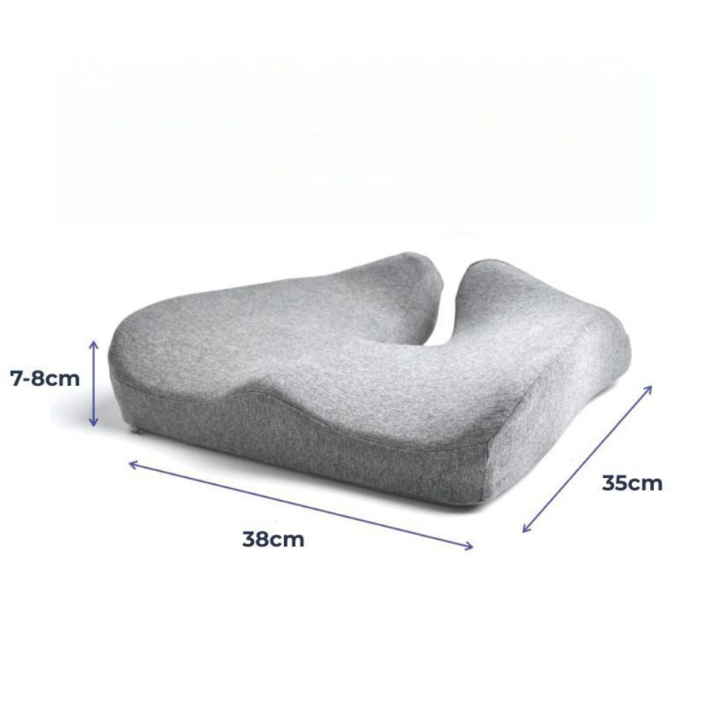Zitkussen Orthopedisch Traagschuim Ergonomisch Stoelkussen