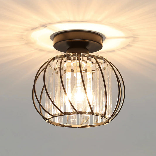Nordic Luxe Glazen Hal Plafondverlichting