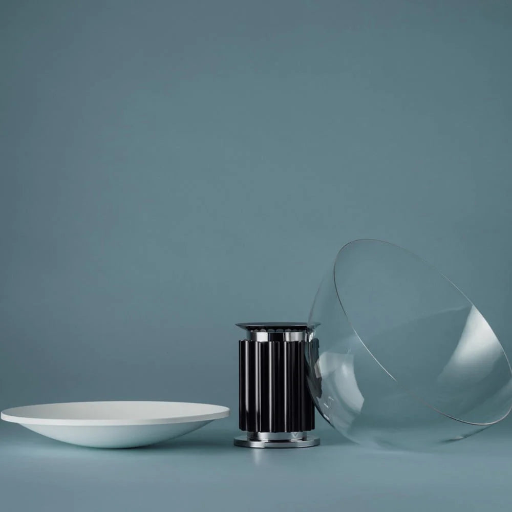 Moderne Industriële Komvorm Glazen Tafellamp