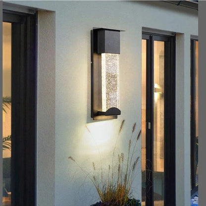 Aurora Crystal Buitenlamp–Elegante Waterdichte Wandlamp