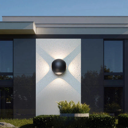 Moderne Toets Globe Buitenwandlamp