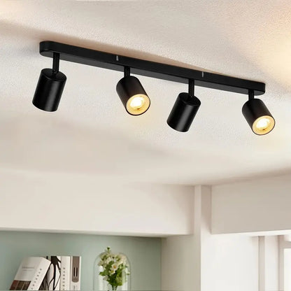 Draaibare 4-Lichts Spot LED Plafondlamp