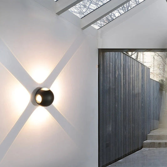 Moderne Toets Globe Buitenwandlamp